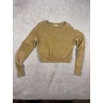 Free People  we‎ the free patchwork pullover yellow oversized xs sweatshirt Photo 4