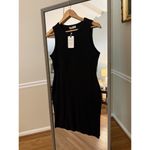 Panesare Bodycon Black Casual Sz XLT Wrap Bodycon Pencil Dress Photo 1