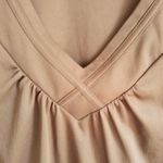 Blair  XL  Short Sleeve V-Neck Top in Chocolate Mocha Photo 2