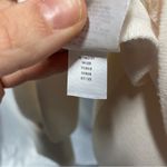 Loft New V-neck Puff Sleeve Sweater Blouse Cream Women medium neutral minimalist Photo 7