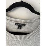 J Crew Mercantile‎ Sweater Womens XL Gray Ruffle Sleeve Pullover Coquette Preppy Photo 4