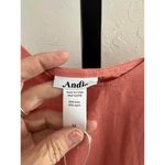 ANDIE Coral Maxi Dress with Adjustable Straps Photo 5