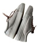 ZARA  Women Metallic Glitter Silver Lace Up Fashion Sneakers Size‎ EU 39 US 8 Photo 8