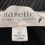 Nanette Lepore black pull on drawstrings knee pocket joggers cargo pants size XS Photo 1