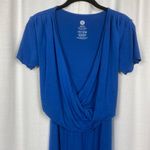 Kindred Bravely Royal Blue The Angelina Nursing Friendly Short Sleeve Dress Sz.M Size undefined Photo 2