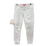 Lilly Pulitzer 28" South Ocean Crop Skinny Jean Resort White Size 6 Photo 12