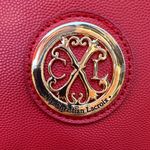 Christian LaCroix CXL by Pine Cavalier Backpack Red Faux Leather w/ Gold Accents Photo 2