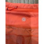 Athleta  Run With It‎ Textured 3.5" Running Shorts Coral Orange Size L Photo 2