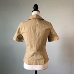 Halogen  | Structured Short Sleeve Tan Blazer Photo 44