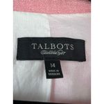 Talbots Women’s  Pink Linen Blend Lightweight Summer Blazer 14 Photo 4