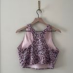 Athleta Conscious Crop Printed A-C Cup Longline Racerback Yoga Bra Tank Size XL Photo 4