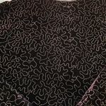 Maggie McNaughton Vintage Velvet Maroon With Gold Embroidery Button Up Blazer, size 24W Photo 13