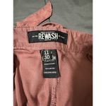 REWASH  Easy Jogger Size Large Burnt Pink Hi-Rise Paper Bag Tie Waist Photo 3