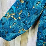 SheIn  Curve 4XL Button Front Paisley Print Long Sleeve Top w/1 Pocket Photo 3