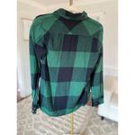 Natural Reflections  Button Up Shirt Green Plaid Flannel Lumberjanel 100 Cotton Photo 6