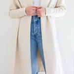 Priv Coco Coatigan Cozycore Open Front Cardigan Ecru Cream Sz Medium Photo 0