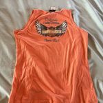 Harley Davidson Motorcycles Orange Orlando Florida Tank Top Size Large Photo 3