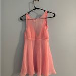 vintage Sabrina Carpenter inspired baby doll blouse pink with ruffle detail Size M Photo 4