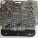 LC Lauren Conrad Black White Dot Print Square Neck Long Sleeve Blouse Top XS Photo 6