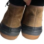 Disney Mickey & Co Suede High Top Sneakers Rubber Trim Embroidered Mickey Photo 3