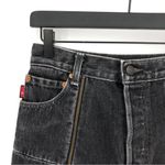 VETEMENTS x LEVI'S 2018 Reworked Zip Jeans Washed Black S Size 4 Photo 2