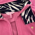 Lilly Pulitzer Pink Fleece Zip up Jacket- 807 Photo 7