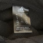 Adidas Women’s  black multicolor logo graphic fleece hoodie size medium Photo 6