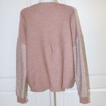 Madewell  Reverse Diamond Pullover Sweater Size XL Boho Fringe Neutral Wool Photo 3