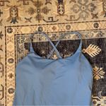 Halara  SoftlyZero Plush Backless Active Dress Warm Mid Blue Athletic Size Medium Photo 4