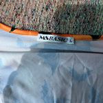 Orange and Black Wrap Midi/Maxi Halloween Bat Sundress SZ L V Photo 11