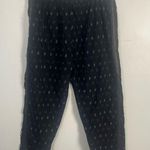 Anthropologie  Black Ikat Beach Pants With Beads Size small Photo 0