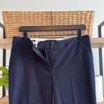 Talbots NWT  Slim Crop Navy Mid-Rise Woven Career Dress Pant Trouser, 6P Photo 6
