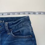 American Eagle Dream Jean Dark Distressed High Rise Curvy Skinny Jeans 4 Short Photo 7
