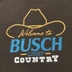 Junkfood Welcome to Busch Light Country Beer Poster Tee M Photo 1