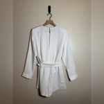 Amanda Uprichard  Baldwin Belted Romper Photo 4