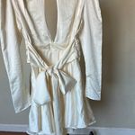 House Of CB  'Aryana' Ivory Bow Mini Dress NWOT size XL Photo 6
