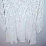 Princess Polly Polly Black and White Polka Dot V-Neck Tiered‎ Dress Size 12 Photo 4