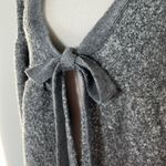 Babydoll Cardigan Wool Sweater Gray Size L Photo 3