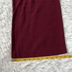 Nanette Lepore  Pant Women's Wide Leg Full Length Crepe in Burgundy size 8 Photo 11