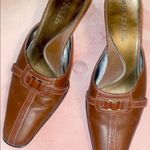 Aerosoles - Brown vintage mules square toe Y2K Aerosols size 6 Photo 10