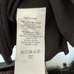 Quince Chiffon Pleated Long Sleeve Mini Dress in Black Size Small Photo 9