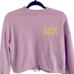 urban nation Lavender Life Blooms Graphic Crew Neck Sweatshirt Photo 3