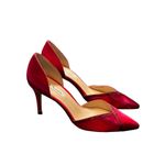 Nina  New York Women's Red Satin & Rhinestone High Heels Size 10M EUR 40 Photo 3