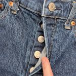 Gap Cheeky Straight High Rise Jeans Button Fly Dark Wash 27 Petite Photo 3