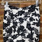 LuLaRoe  Black White Floral Knee Length Midi Pencil Skirt Women's Size XS Photo 1