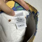 Mother Denim The Vagabond Mini Skirt Size 31 Floral Multicolor Retro Funky NWT Blue Photo 3