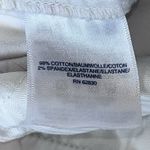 Lands' End  Beach Shorts Womens 16W White Mid Rise Pockets Pull On Elastic Summer‎ Photo 4