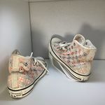 Converse Chuck Taylor All Star Hi Boho Crochet High Top Sneakers Size 8.5 Photo 2