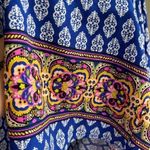 Swim Open Tunic Cover Up Kimono Myth Boho Chic Blue Paisley Long, Size M Size M Photo 1