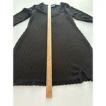 No Boundaries NWT Black Ribbed Dress XXL Bodycon Stretch Goth Rave Witchy Lace Photo 6